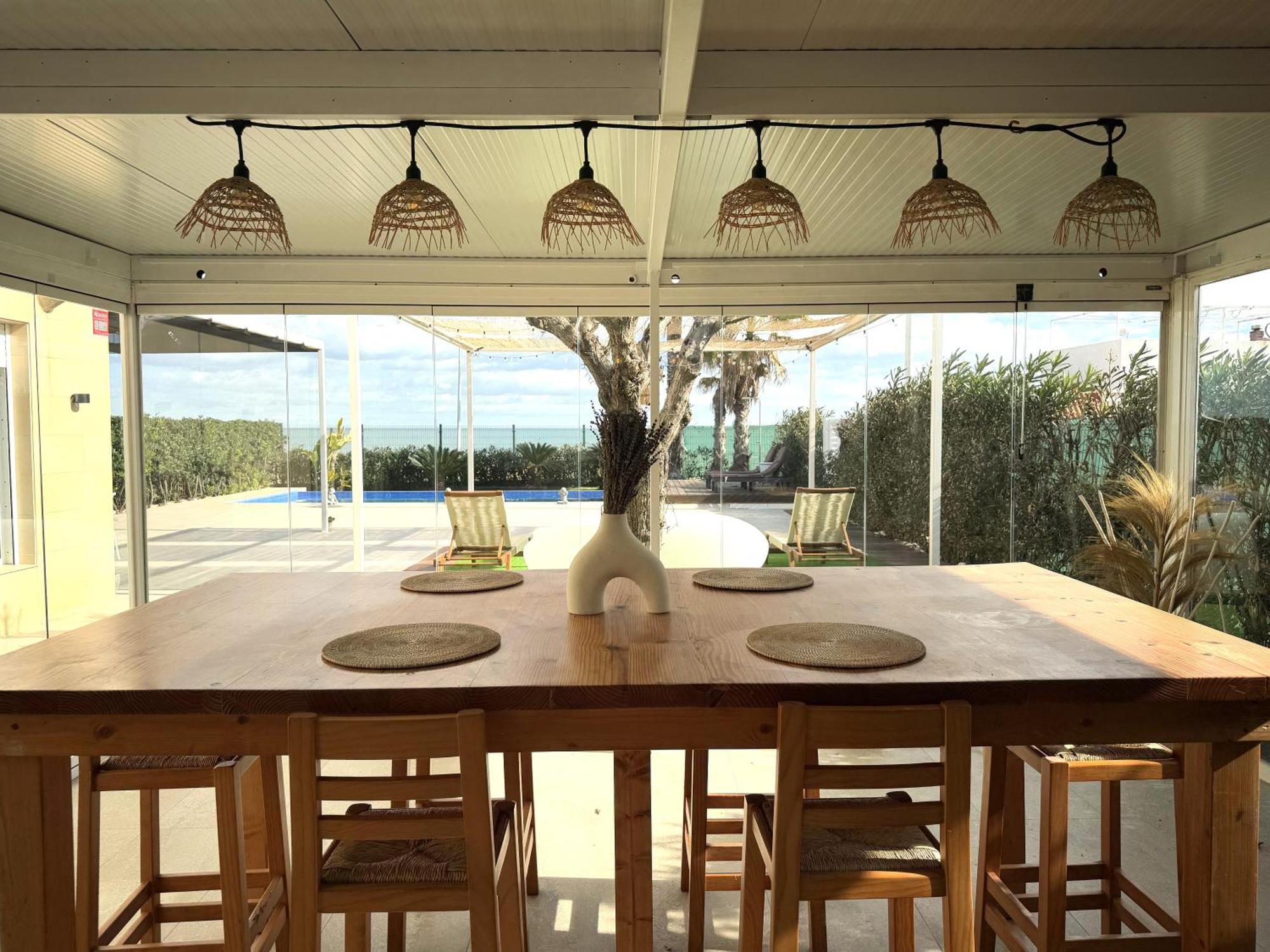 Casa Del Mar, Piscina Privada Frente Al Mar Villa Cullera Ngoại thất bức ảnh