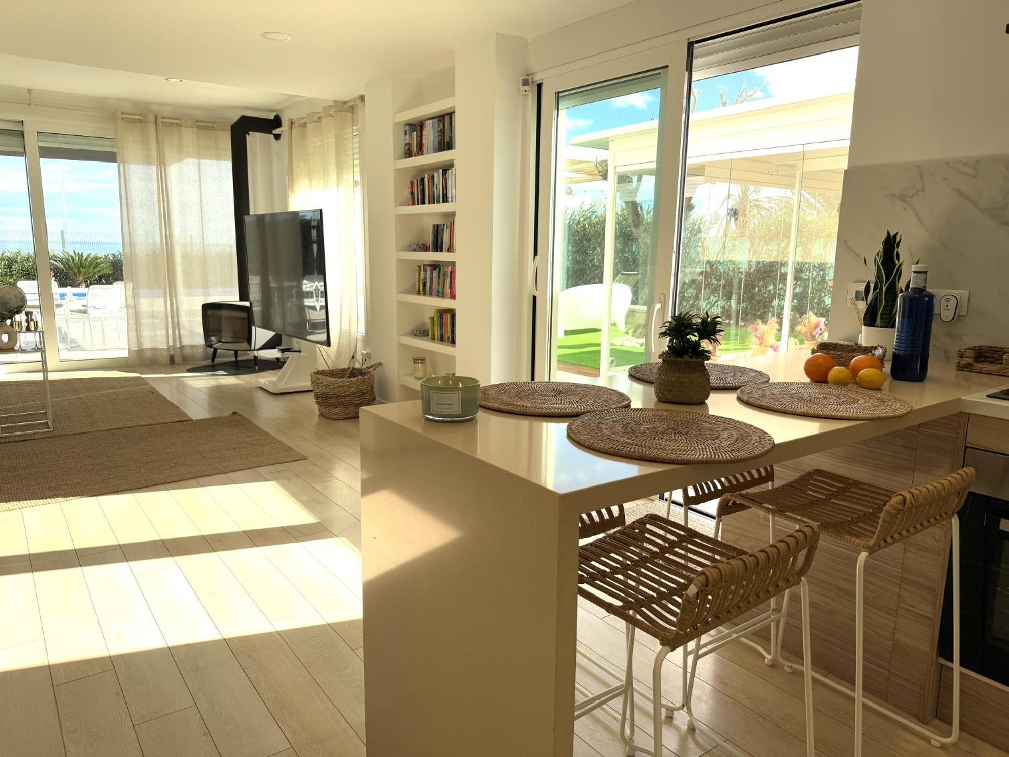Casa Del Mar, Piscina Privada Frente Al Mar Villa Cullera Ngoại thất bức ảnh