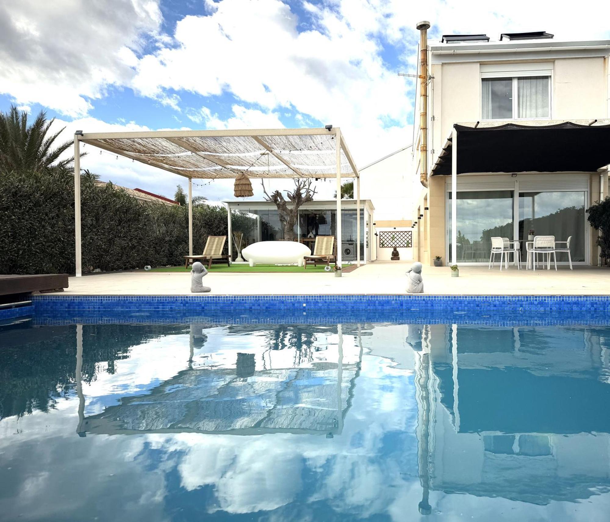 Casa Del Mar, Piscina Privada Frente Al Mar Villa Cullera Ngoại thất bức ảnh